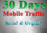 deliver mobile web traffic 30 days