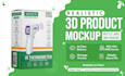 do realistic 3d mockup of your product