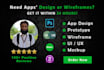 design modern UI UX for your app