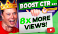 design  high CTR youtube thumbnail in 3hrs
