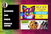 design your social media banners ads and posts