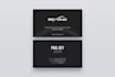 design a modern business card