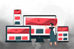 design attractive and responsive UI for web and mobile app