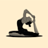 drawing yoga poses illustration