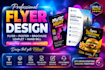 design amazing flyer, brochure, poster, leaflet, handbill