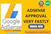 design google adsense approval for your  niche website