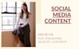 write your social media content