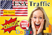 drive geo target,niche related,real USA organic visitors
