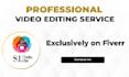 provide professional video editing service