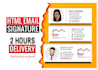 design clickable professional email signature