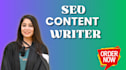 write SEO optimized articles and blog posts for you