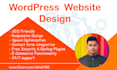 build a clean and professional wordpress website design with elementor