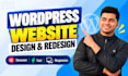 design or redesign a wordpress website with elementor pro