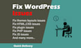 fix wordpress issues, bugs, and woocommerce issues