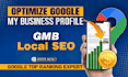 optimize google my business profile gmb for local SEO and maps ranking