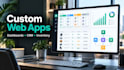 build a custom web app dashboard CRM or automation tool