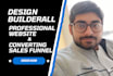 design builderall sales funnel or website