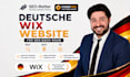 design and develop a professional german wix website for your business