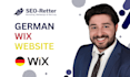 design and develop a professional german wix website