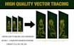convert low res logo to high quality vector ai tracing