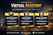 be your virtual assistant for web research and any admin works
