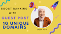 do guest posts on unique domains