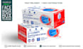 face mask box design, hand gloves box design