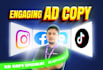 write ad copy for facebook, instagram and tiktok