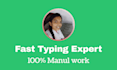 do accurate retyping work, scanned in 24 hours