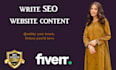 write SEO website content