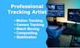 do vfx motion tracking, match moving and compositing