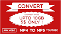 convert mp4 to mp3, youtube to mp3, mp3 to mp4 video conversion
