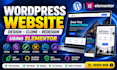 build, redesign, revamp or clone a wordpress website with elementor