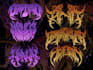 draw metal, brutal, death metal logo for your band, brand