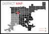 design a district, neighbourhood vector map of any location