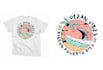 create a hand drawn t shirt design for surf, skate, fishing, and extreme sports
