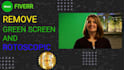 remove green and blue screen and do rotoscopic