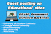 boost your SEO with high quality educational backlinks from top universities