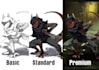draw character and creature art