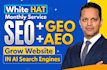 do monthly SEO and GEO backlinks package with citation link building