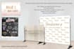 design photo booth step repeat backdrop or standee design