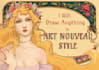 draw anything in art nouveau style