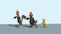 create 3d stylish characters animation video for you with blender