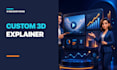 create a custom 3d animated explainer video for your brand