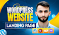 do wordpress website development, design or redesign as a wordpress developer