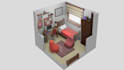 make 3d low poly room