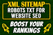 manually create yoast SEO XML sitemap,robots txt google analytics search console