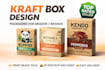design premium kraft box packaging design print ready