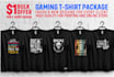 create custom gaming t shirt design in 12 hr