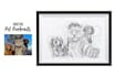draw your pet into sketch art portrait